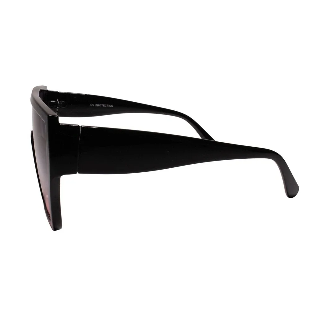 Dapper Clubbing Flat Top 80s 90s Hip Mens Womens Pink Lens Sunglasses